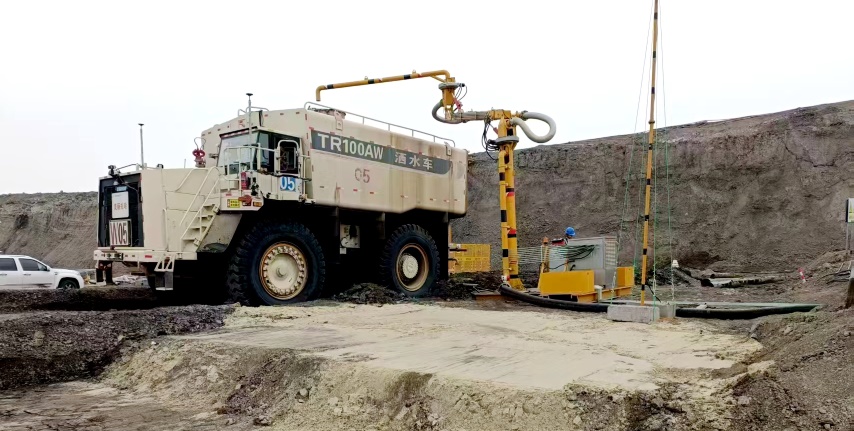 扎哈淖爾露天煤礦智能加注灑水系統(tǒng)投運