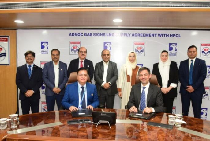 ADNOC與印度HPCL簽署LNG長期供應協議