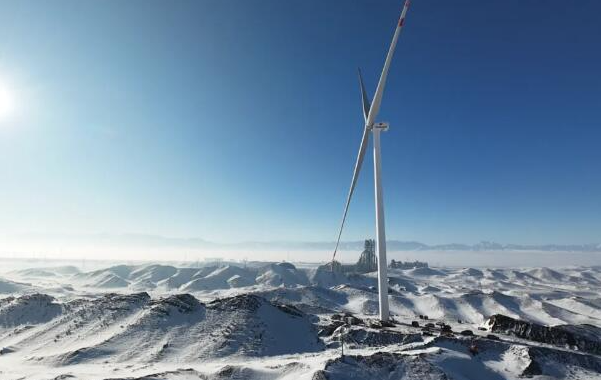 中國能建陜西院總承包新疆分散式風電項目并網發電